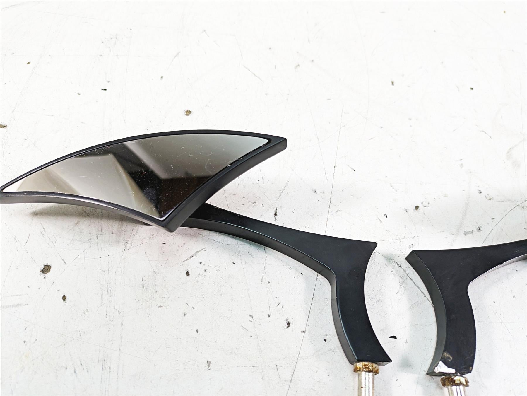 2013 Harley Touring FLHX Street Glide Aftermarket Blade Rear View Mirror Set {{ shop.shopifyCountryName }} - Mototech271
