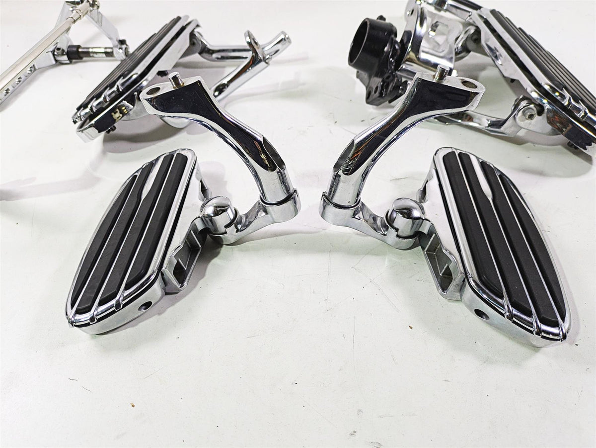 2011 Harley Touring FLHTCUSE CVO E-Glide Chrome Full Floor Board Set 51499-09A {{ shop.shopifyCountryName }} - Mototech271