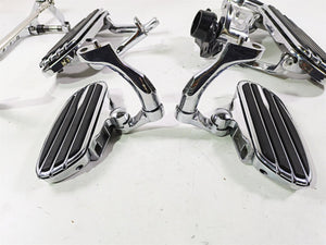 2011 Harley Touring FLHTCUSE CVO E-Glide Chrome Full Floor Board Set 51499-09A | Mototech271