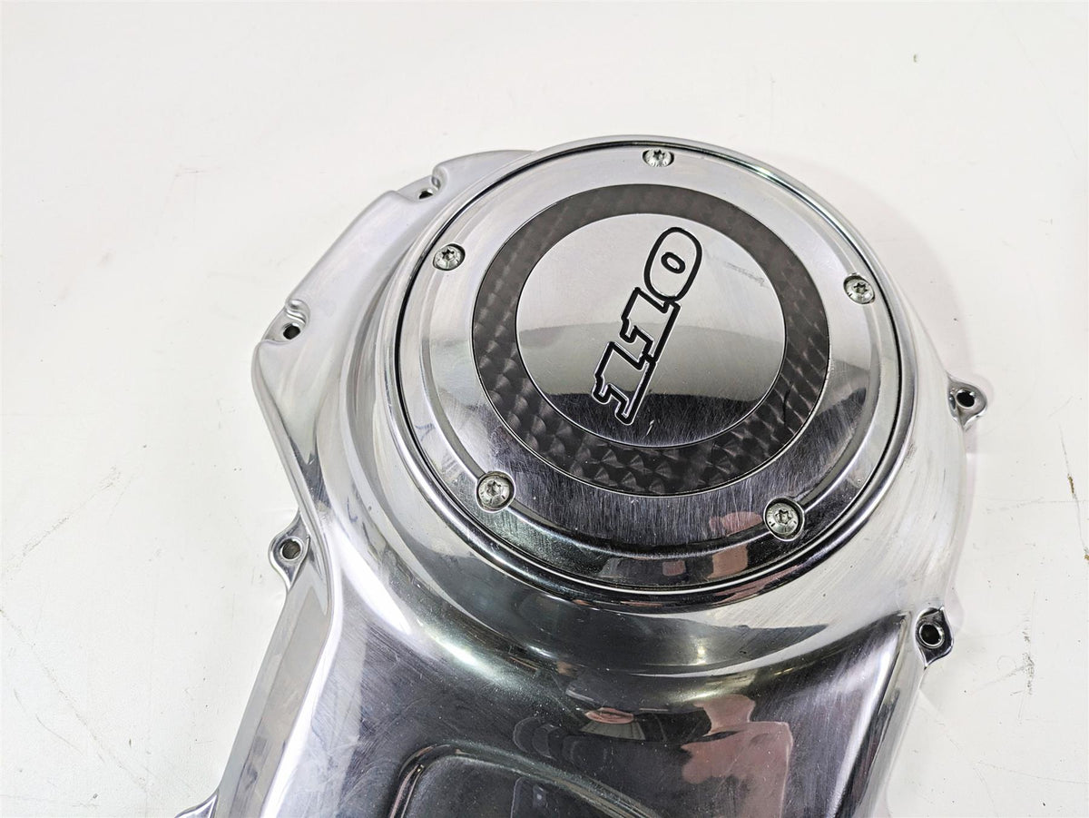 2010 Harley Touring FLHXSE CVO Street Glide Outer Primary Clutch Cover 60553-07A {{ shop.shopifyCountryName }} - Mototech271