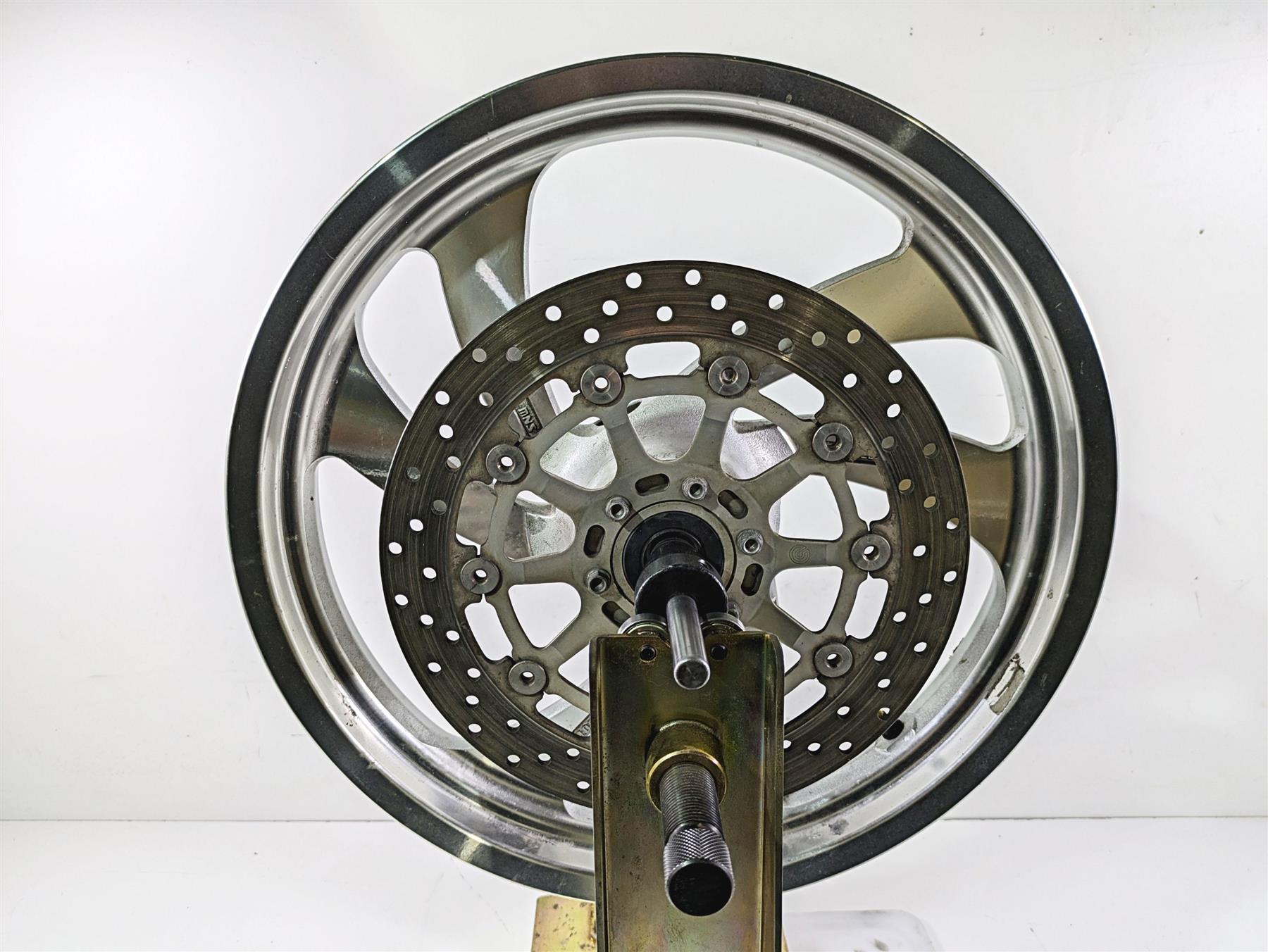 2004 Victory Kingpin Straight 18x3 Cast Front Wheel Rim 1520617 2874707 1520630 {{ shop.shopifyCountryName }} - Mototech271