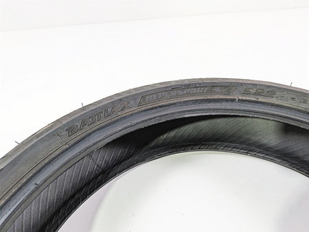 Used Front Motorcycle Tire Bridgestone Blattlax Hypersport S22 120/70R17 12727 {{ shop.shopifyCountryName }} - Mototech271