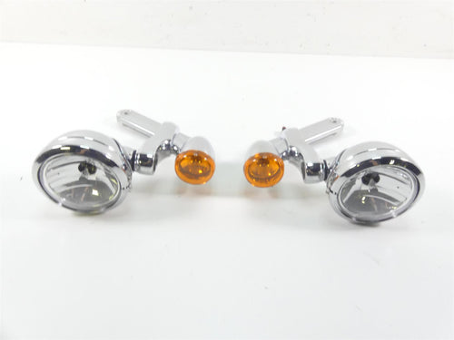 2016 Harley Touring FLHTP Electra Glide Front Spot Light Blinker set 68000022 | Mototech271