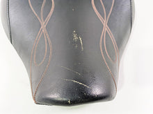 Load image into Gallery viewer, 2008 Harley FXCWC Softail Rocker Danny Gray Weekday Solo Seat Flame Stitch
