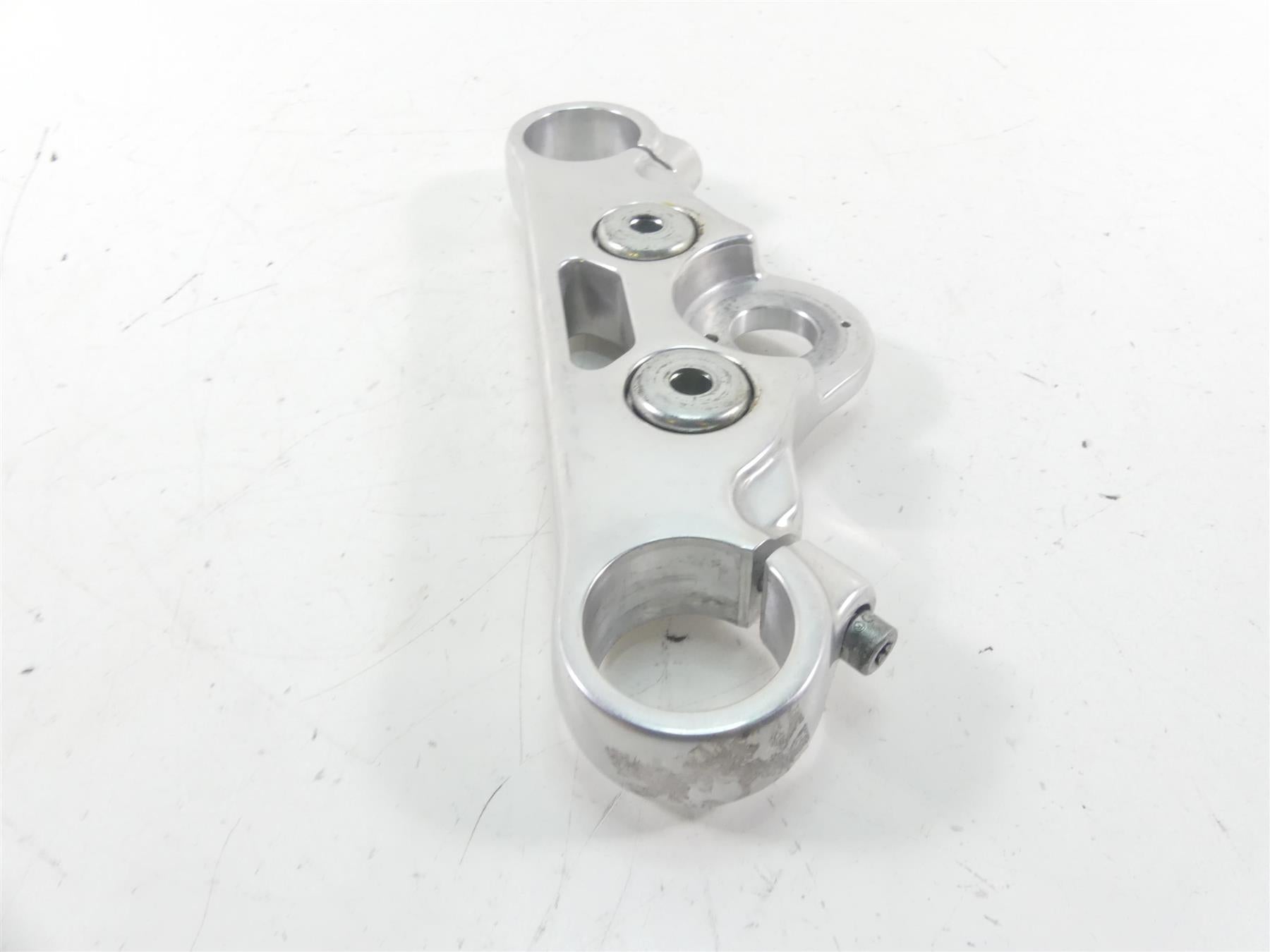 2009 Harley FXDF Dyna Fat Bob Upper Triple Tree Steering Clamp 49mm 47661-08 {{ shop.shopifyCountryName }} - Mototech271