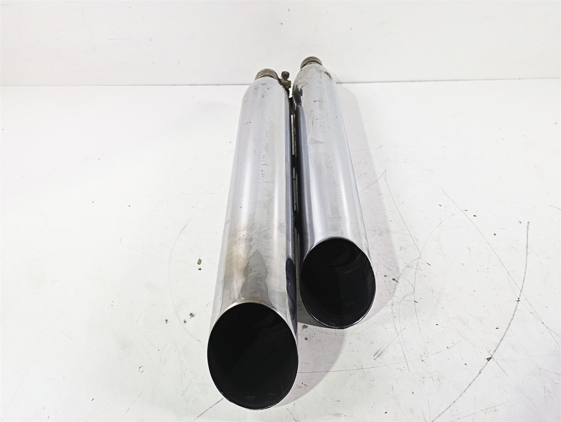 2004 Victory Kingpin Exhaust Muffler Silencer Slash Cut Set {{ shop.shopifyCountryName }} - Mototech271