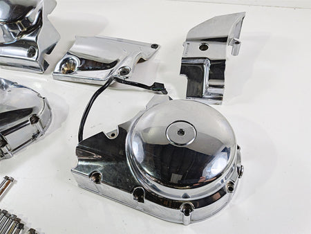 2006 Suzuki VL800 C50 Boulevard Engine Side Chrome Cover Set 47130-41F00 {{ shop.shopifyCountryName }} - Mototech271