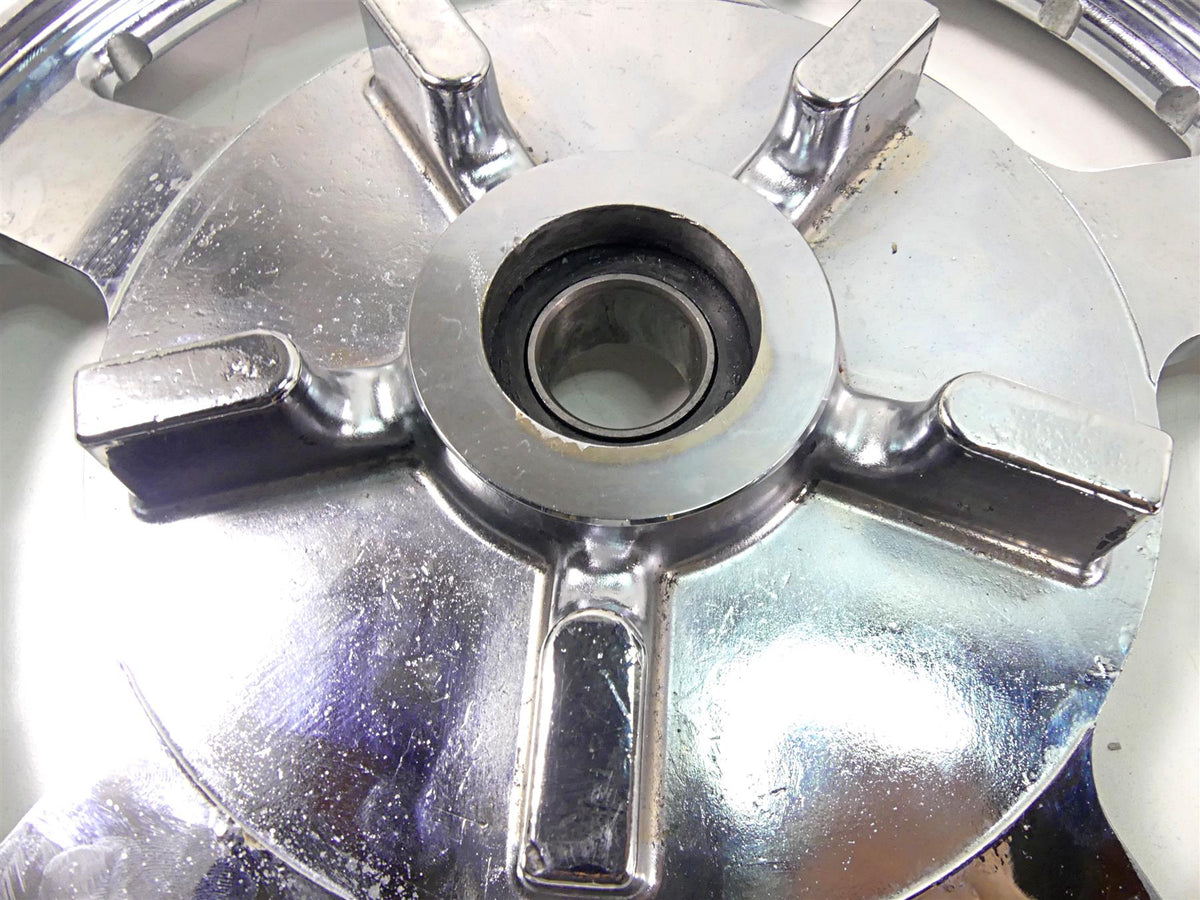 2005 Harley VRSCSE CVO V-Rod Rear Chrome Drive Belt Sprocket 72T - Read 40229-04 {{ shop.shopifyCountryName }} - Mototech271