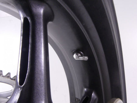 2009 Triumph Street Triple 675R Straight Rear 5 Spoke Wheel Rim 17x5.5 T2010842 {{ shop.shopifyCountryName }} - Mototech271