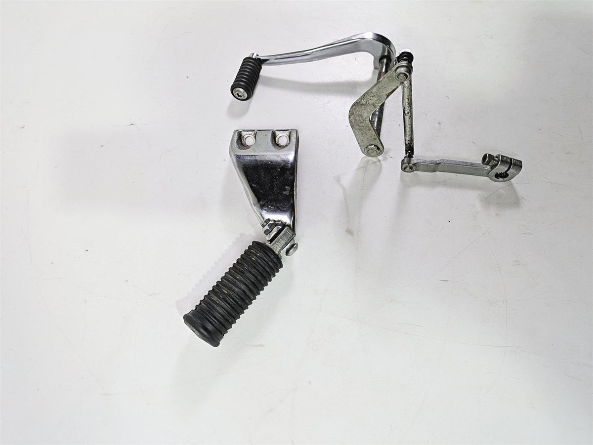 2008 Harley FXDL Dyna Low Rider 105TH Left Rider Mid Footpeg & Shifter 50639-90A {{ shop.shopifyCountryName }} - Mototech271