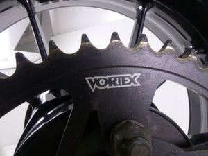 2012 BMW S1000RR K46 Straight Rear Wheel Rim 17x6 + Vortex Sprocket 36317721079