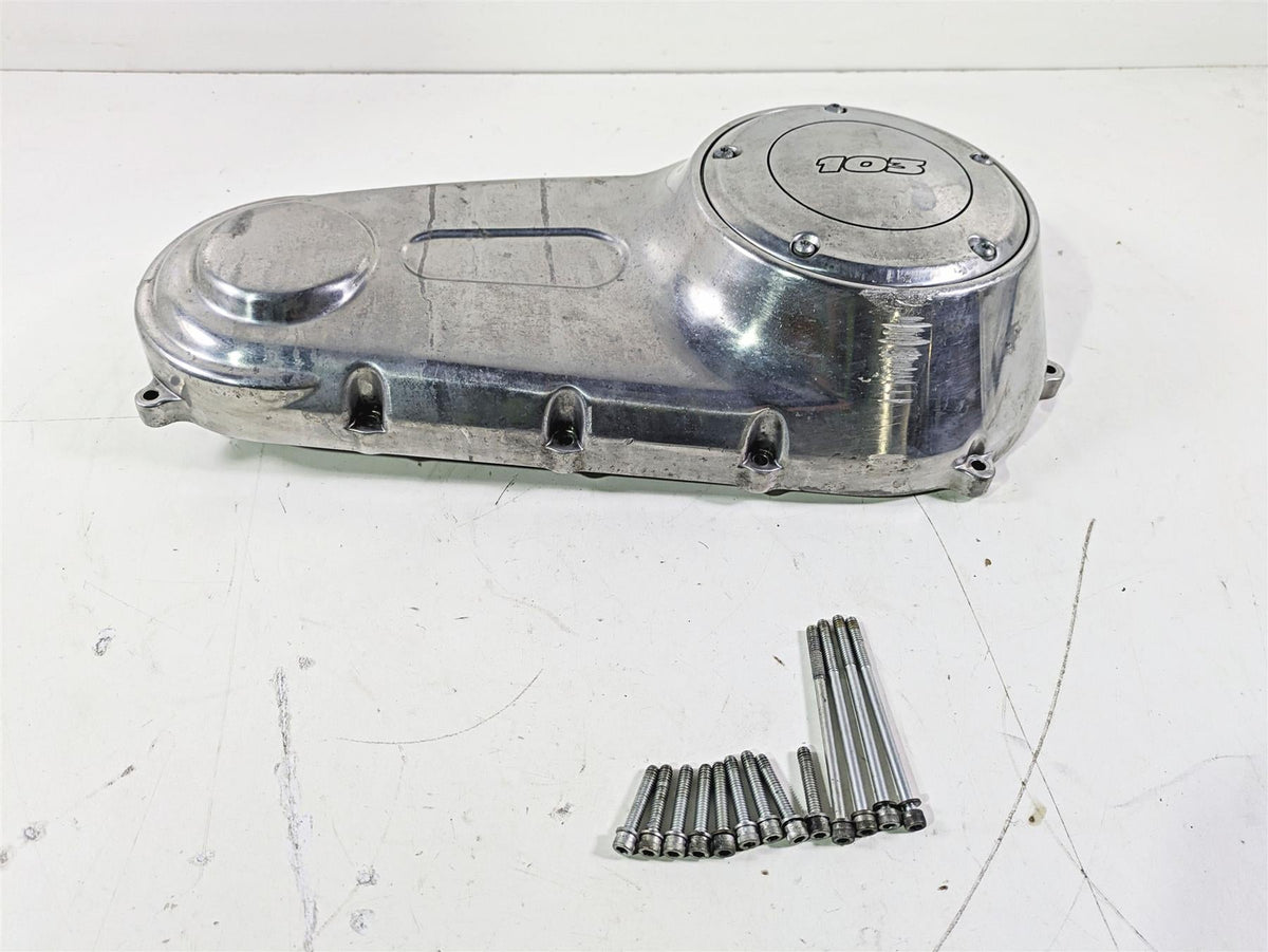 2017 Harley FLS Softail Slim Outer Primary Drive Clutch Cover 60784-06A {{ shop.shopifyCountryName }} - Mototech271