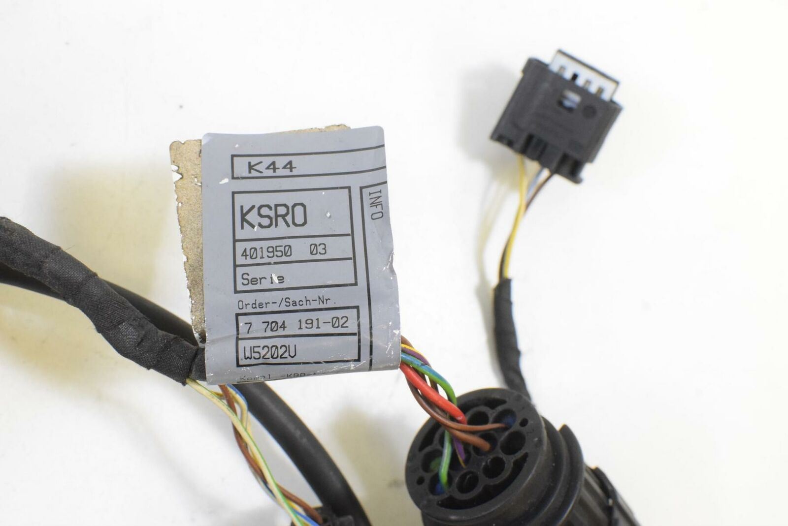 2007 BMW K1200 GT K44 Main Wiring Harness Seat Heat cc - For Parts 61117704191 {{ shop.shopifyCountryName }} - Mototech271