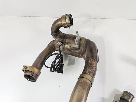 2009 Ducati Hypermotard 1100 S Oem Stock Header, Mid Pipe & Servo 57221451A-Mototech271