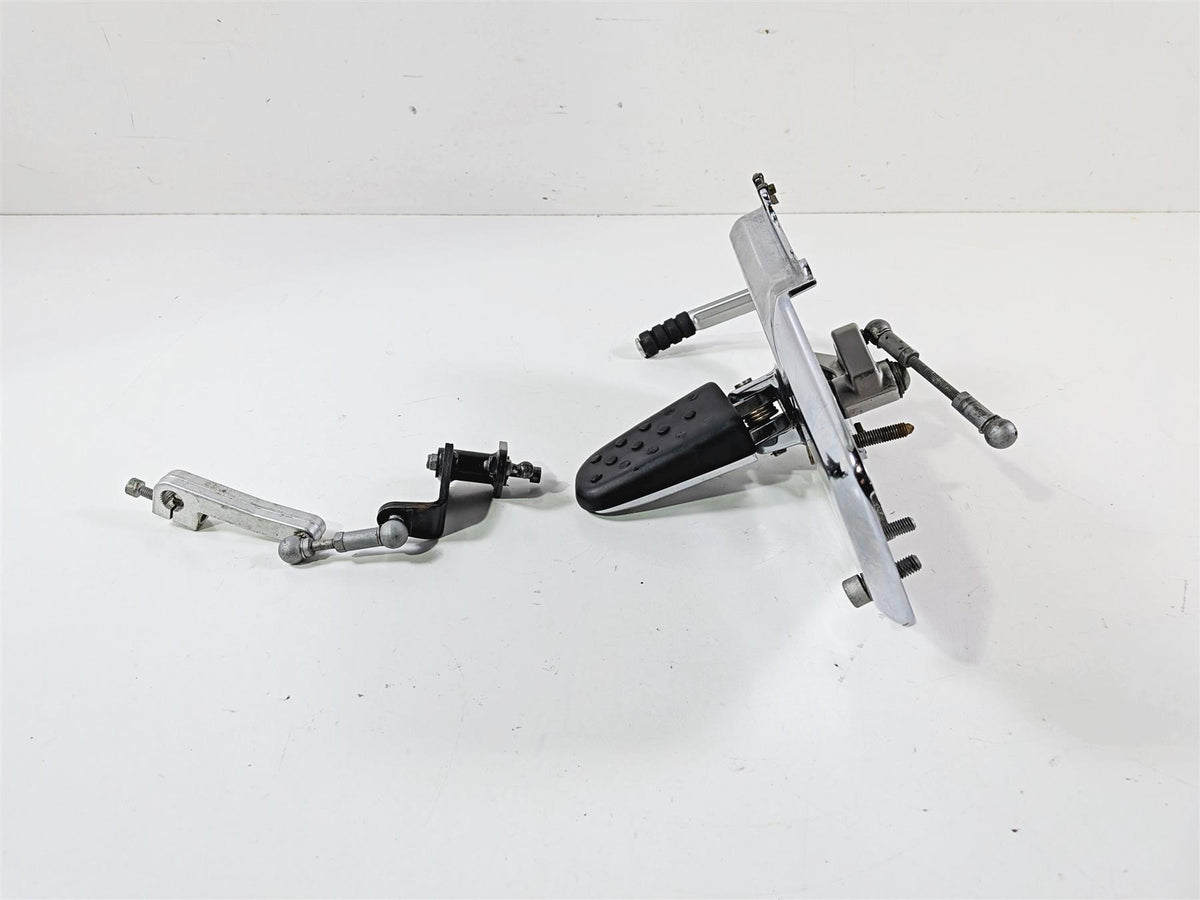 2002 BMW K1200LT 89V3 Left Chrome Footpeg Set & Shifter 46717682133 {{ shop.shopifyCountryName }} - Mototech271