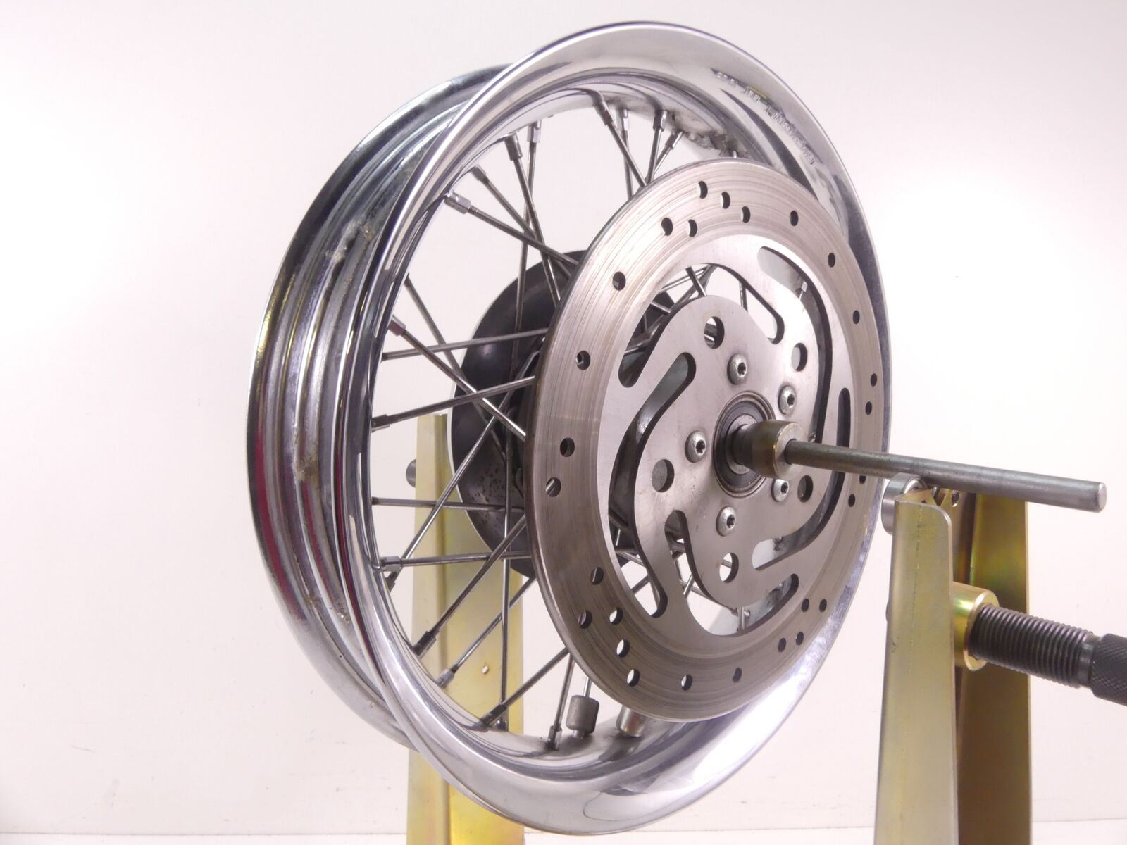 2006 Harley FLSTCI Softail Heritage Straight Front Wheel Rim 16x3 43005-05A {{ shop.shopifyCountryName }} - Mototech271