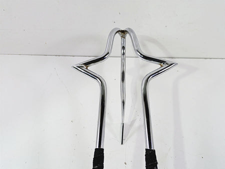 2004 Victory Kingpin Custom Rear Sissybar Backrest Devils Tail {{ shop.shopifyCountryName }} - Mototech271