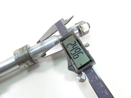 2014 Harley FXDL Dyna Low Rider Front Axle Wheel Spindle 25mm 41628-08 {{ shop.shopifyCountryName }} - Mototech271