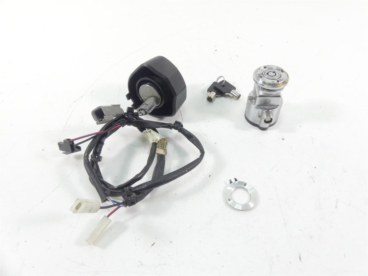 2016 Harley FXDL Dyna Low Rider Ignition Switch Steering Key Lock Set 71475-06B {{ shop.shopifyCountryName }} - Mototech271