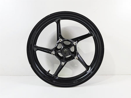 2008 Yamaha YZF R1 RN19 Straight Black Front Wheel Rim 17x3.5 5VY-25168-00 {{ shop.shopifyCountryName }} - Mototech271