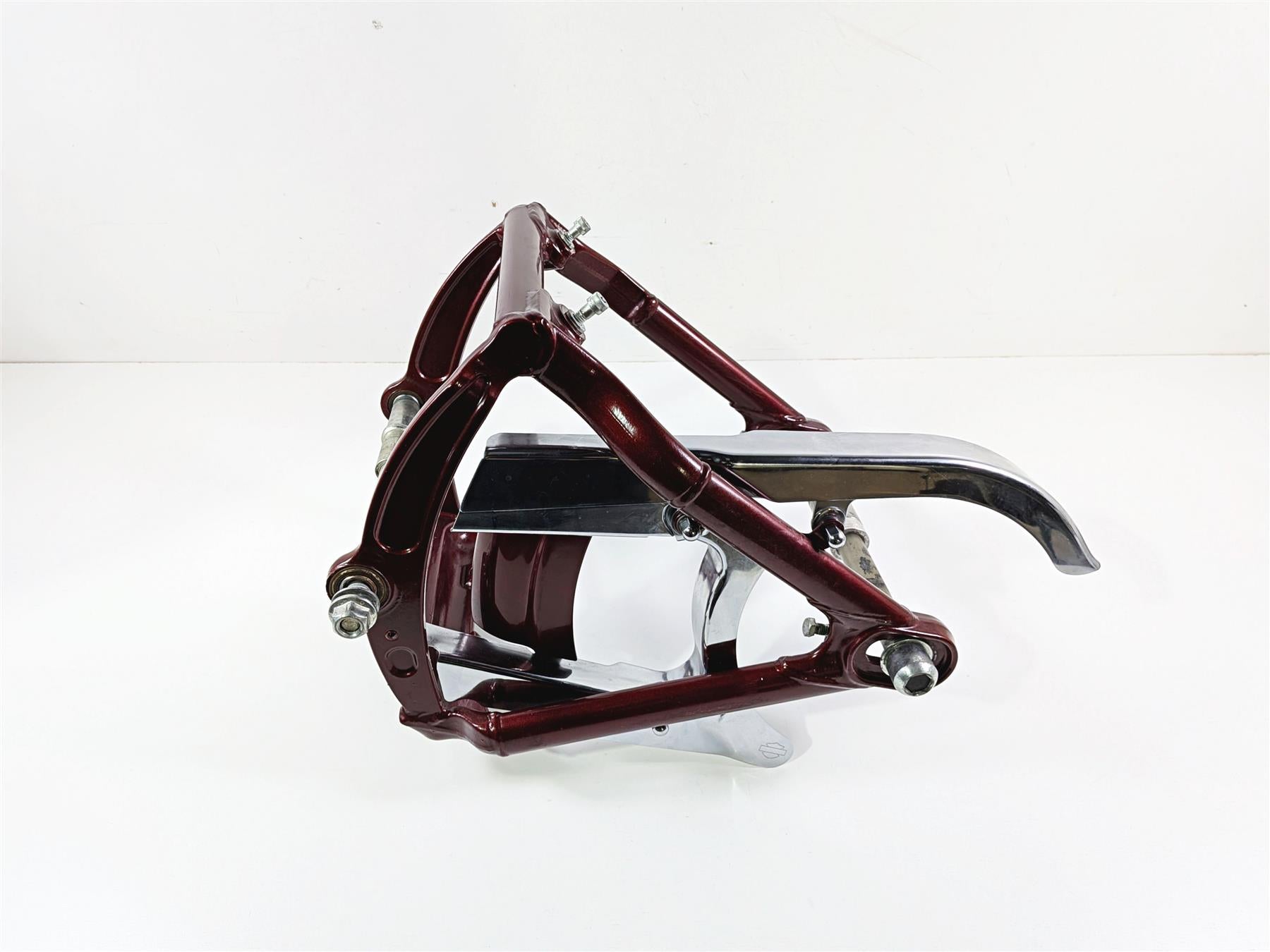 2009 Harley FXCWC Softail Rocker Swingarm Swing Arm + Axle 47694-09 47628-08 {{ shop.shopifyCountryName }} - Mototech271