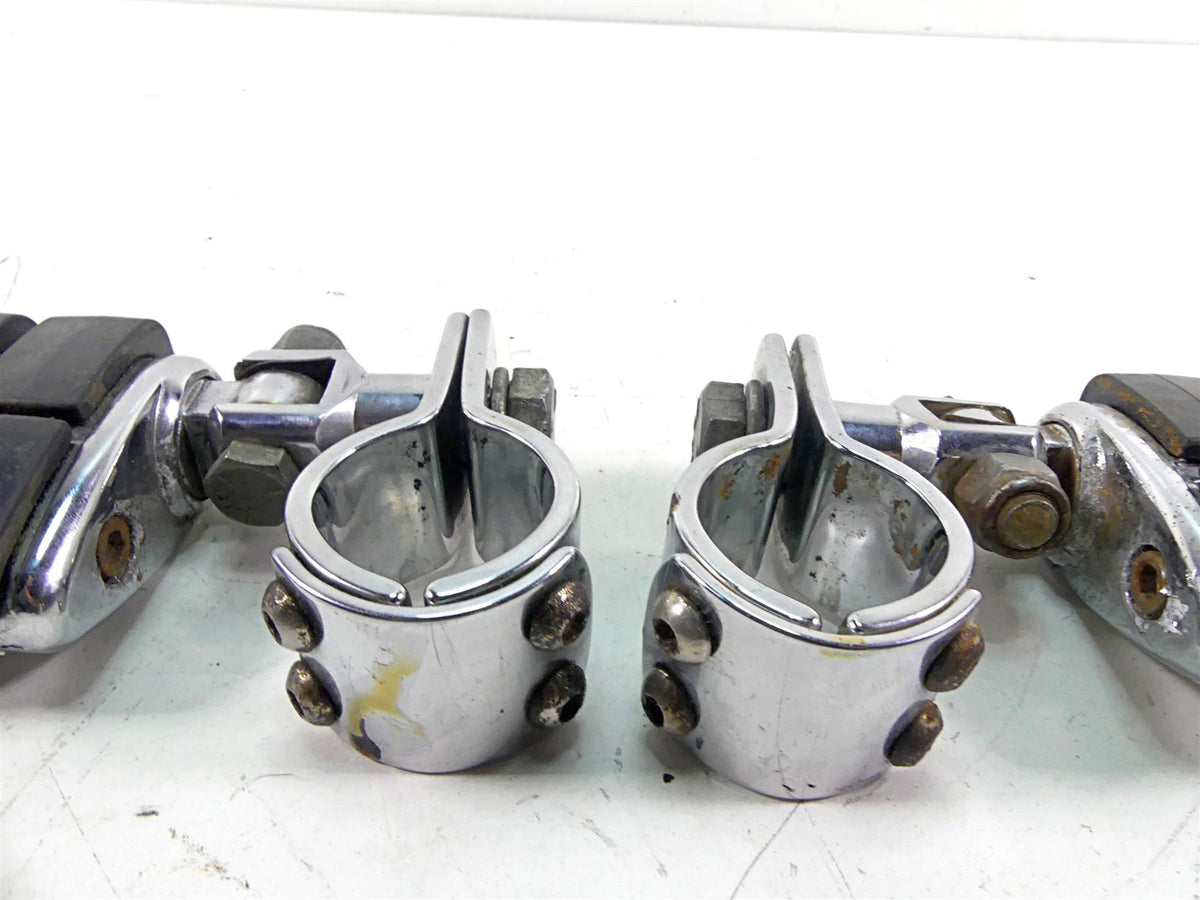 2002 Harley FLSTCI Softail Heritage Chrome Rider Driver Highway Foot Pegs {{ shop.shopifyCountryName }} - Mototech271