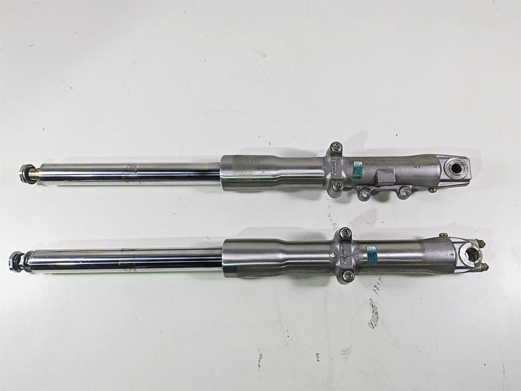 2003 Harley FLSTC Softail Heritage 100th Front Fork Legs 41mm 45915-00 45916-00 {{ shop.shopifyCountryName }} - Mototech271