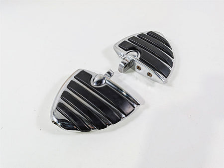 2009 Harley FXCWC Softail Rocker Mini Chrome Wing Front Footpeg Foot Rest Set {{ shop.shopifyCountryName }} - Mototech271