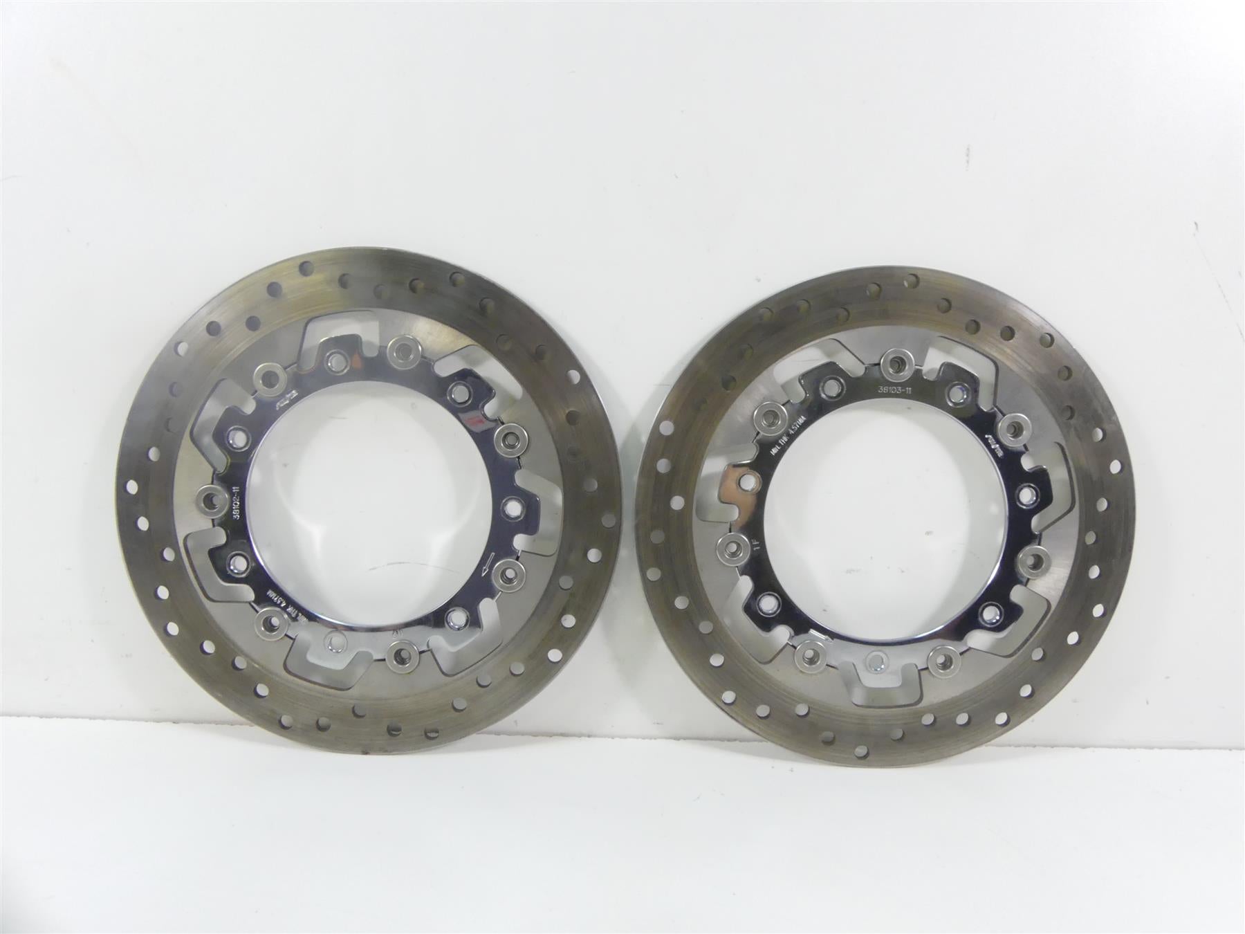 2010 Harley Touring FLHX Street Glide Front CVO Agitator Brake Disc Set 38102-11
