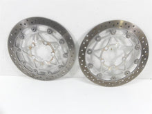Load image into Gallery viewer, 2017 Triumph Thruxton 1200 R Front Brembo Brake Rotor Disc Set T2022080 | Mototech271
