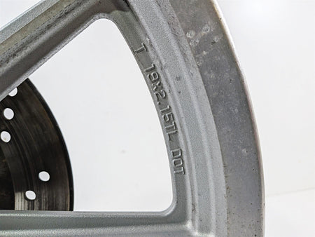 1995 Harley XL883 Sportster Hugger 9 Spoke Front Wheel Rim 19x2.15 43338-83 {{ shop.shopifyCountryName }} - Mototech271