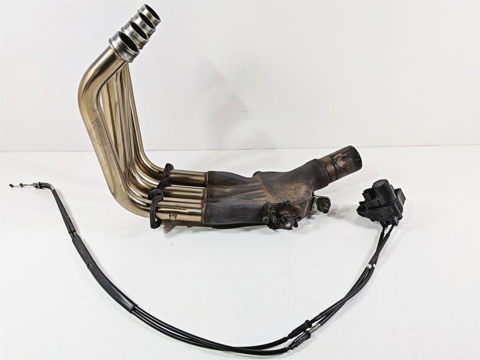 2002 Yamaha FZ1 FZS10 Fazer Clean Exhaust Header Manifold & Servo 5LV-14610-00-00