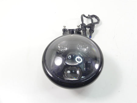 2011 Harley VRSCF Muscle Rod Led Headlight Head Light + Bucket & Custom Mount {{ shop.shopifyCountryName }} - Mototech271