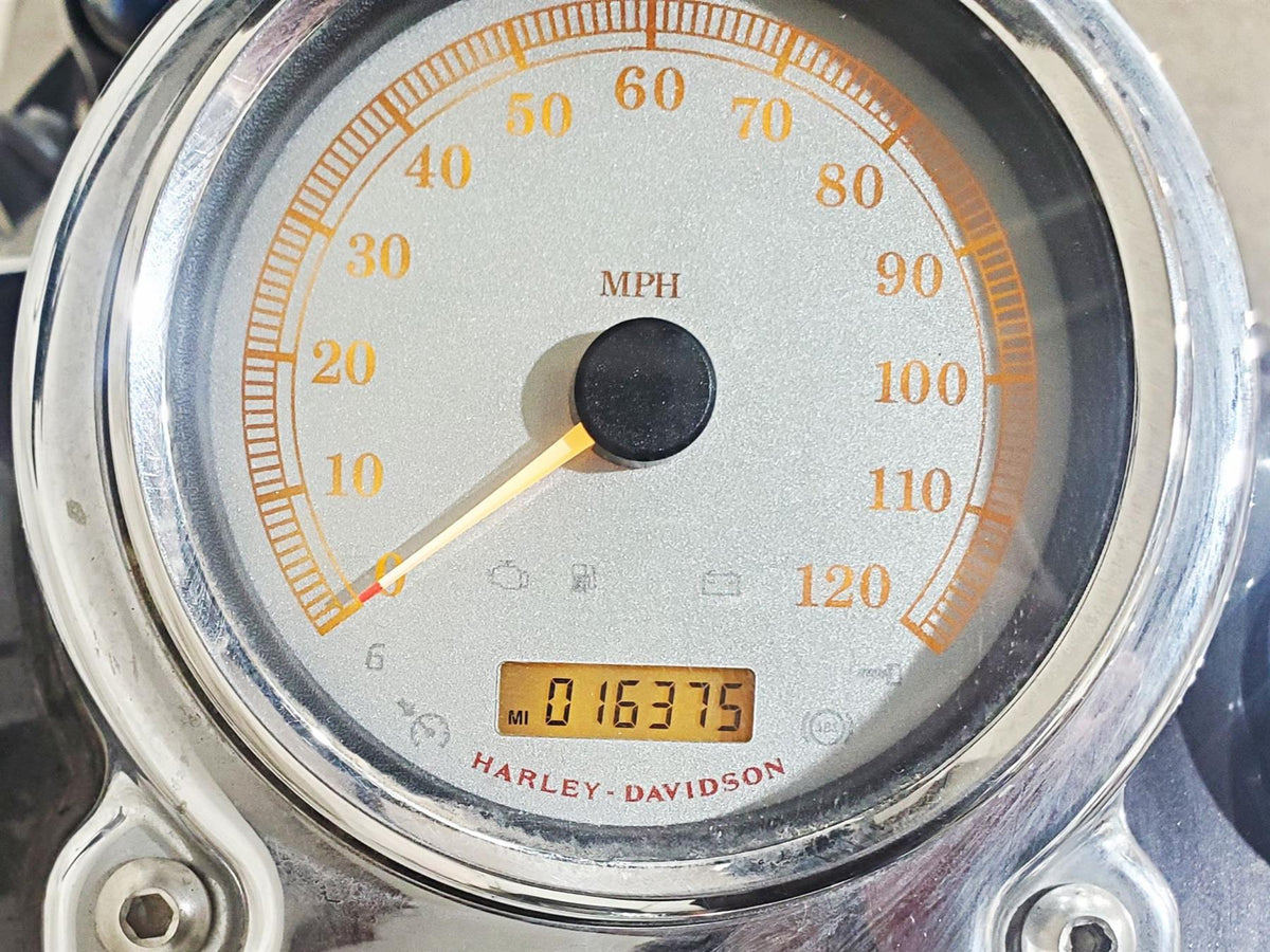 2011 Harley FXDC Dyna Super Glide Speedometer Gauge Instrument 16k 67096-09 {{ shop.shopifyCountryName }} - Mototech271