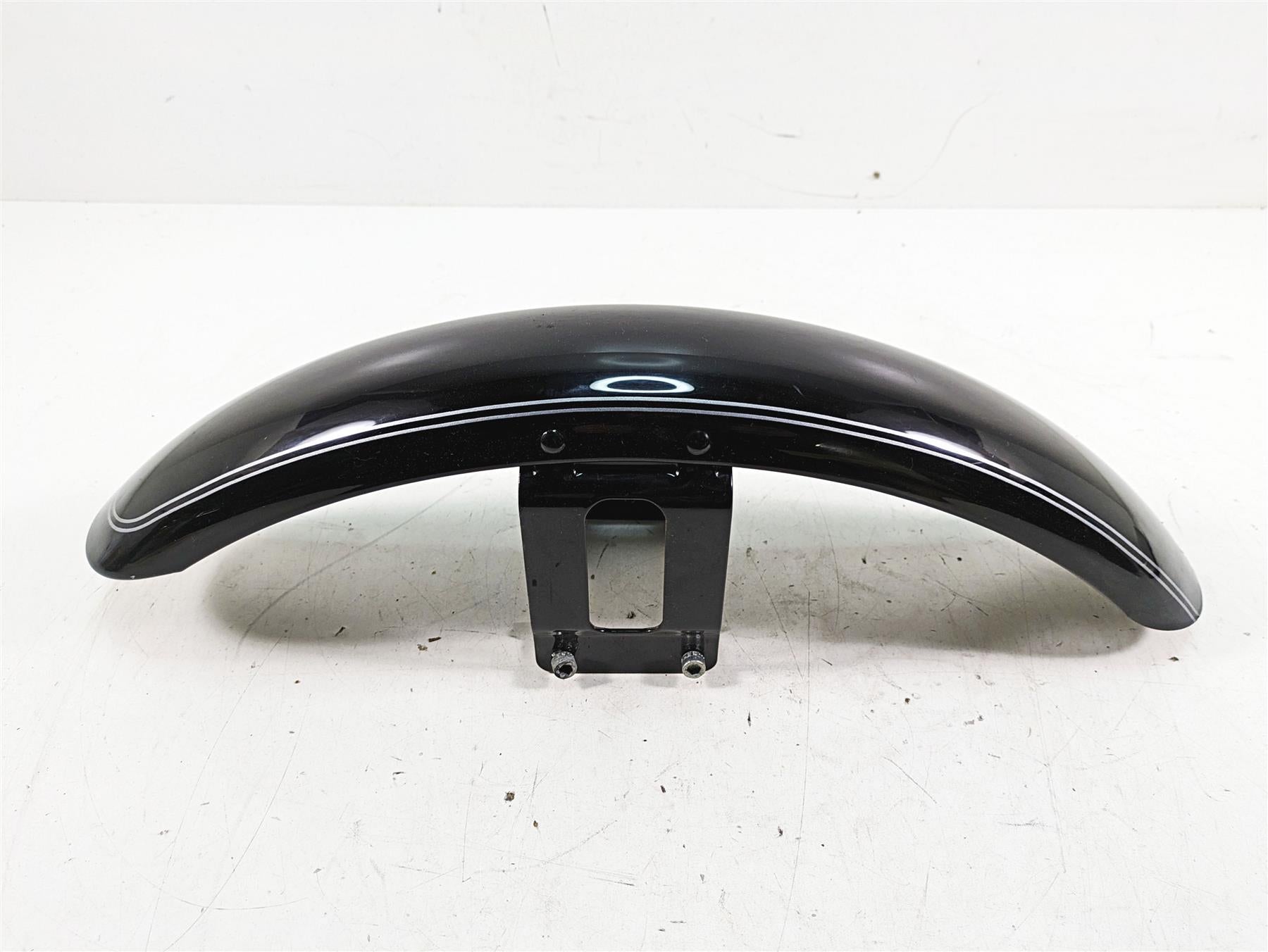 2007 Harley Sportster XL1200 C Front Fender Vivid Black Silver