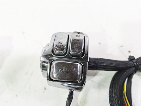 2007 Harley FXDWG Dyna Wide Glide Chrome Control Switch Blinker Set 71682-06A {{ shop.shopifyCountryName }} - Mototech271