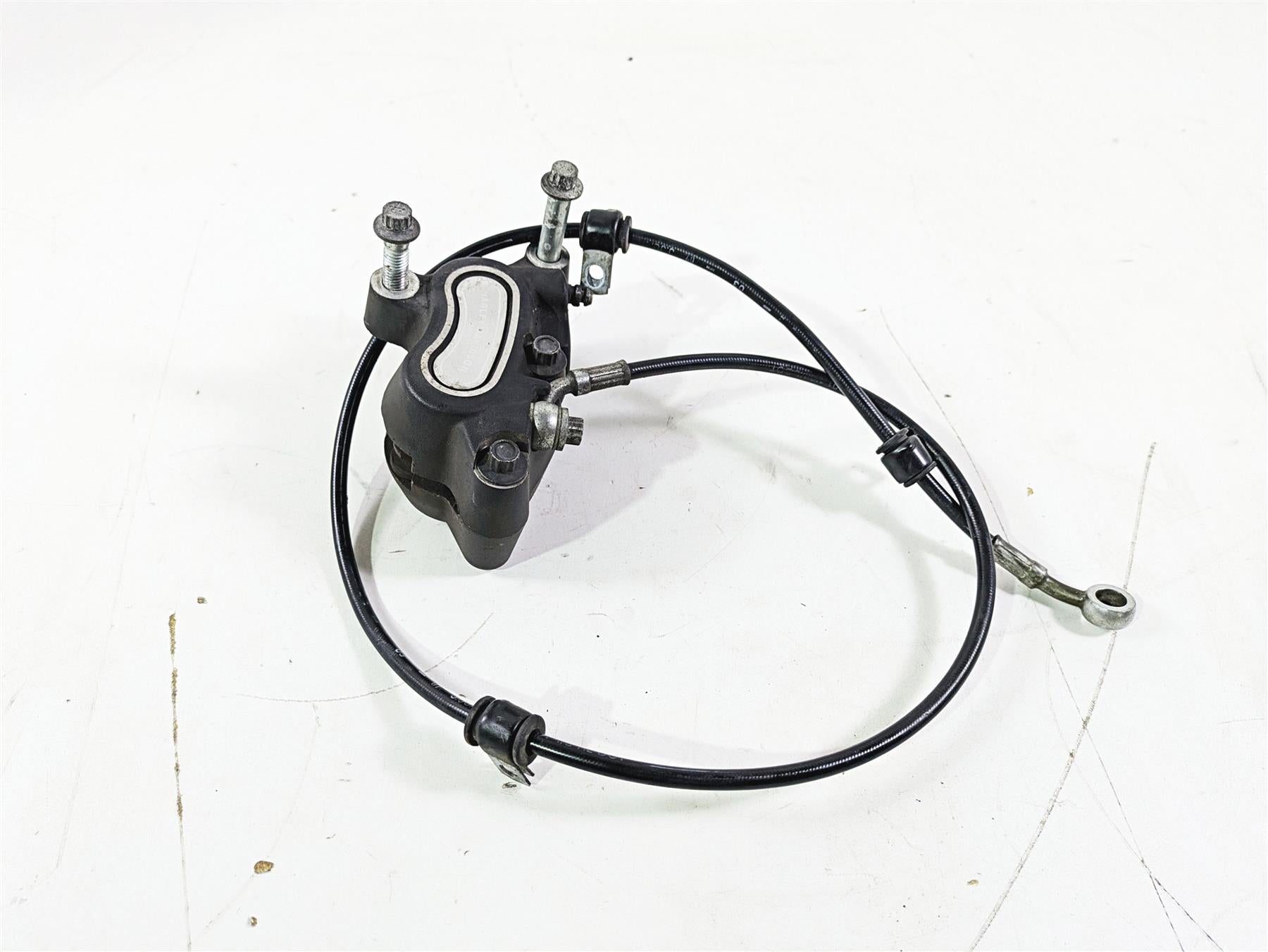 2008 Harley FLSTC 105TH Softail Heritage Front Brake Caliper + Line 44046-08 {{ shop.shopifyCountryName }} - Mototech271