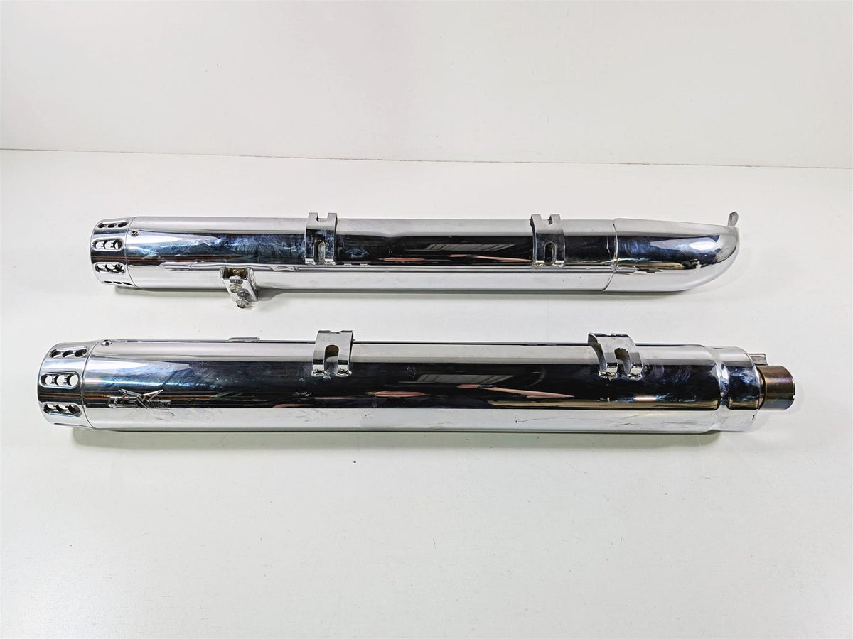 2015 Indian Chieftain Rcx Exhaust 4.0 Muffler-Gatlin Eclipse Pipe Set RCX111-14E-Mototech271