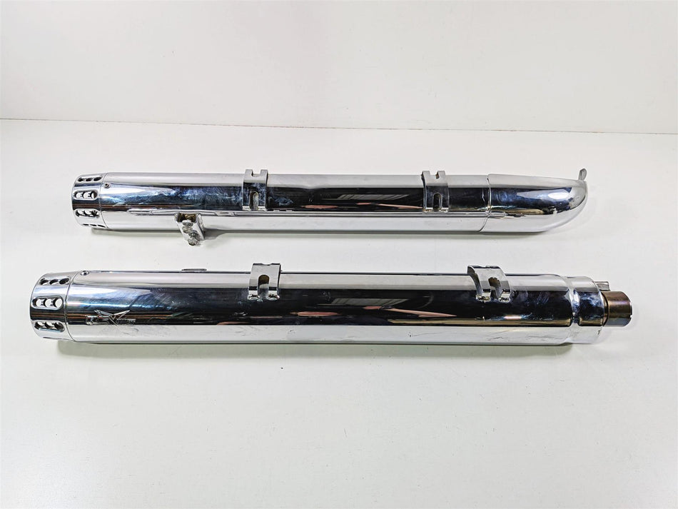 2015 Indian Chieftain Rcx Exhaust 4.0 Muffler-Gatlin Eclipse Pipe Set RCX111-14E