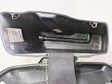 2010 Harley Touring FLHX Street Glide Left Saddlebag Saddle Bag Silver 90753-93 {{ shop.shopifyCountryName }} - Mototech271