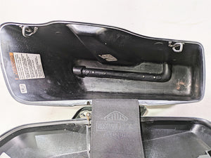 2010 Harley Touring FLHX Street Glide Left Saddlebag Saddle Bag Silver 90753-93 | Mototech271