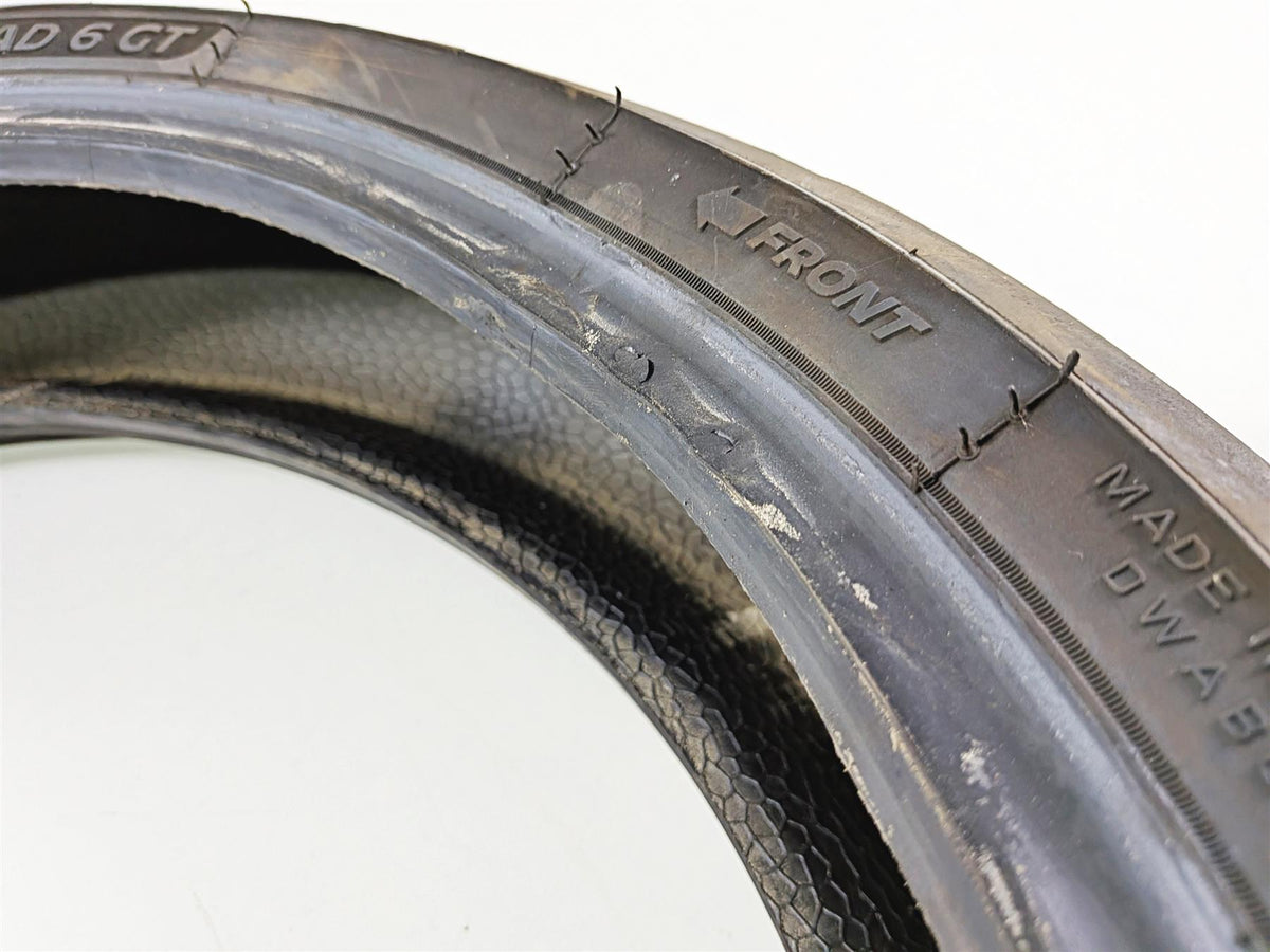 Used Front Motorcycle Tire Michelin Road 6 GT 2CT+ 120/70R17 26276 {{ shop.shopifyCountryName }} - Mototech271