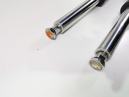 2007 Harley Touring FLHRSE CVO Road King Chrome Front Fork Leg Set 41mm 46240-02 {{ shop.shopifyCountryName }} - Mototech271