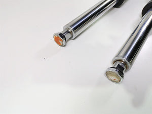 2007 Harley Touring FLHRSE CVO Road King Chrome Front Fork Leg Set 41mm 46240-02