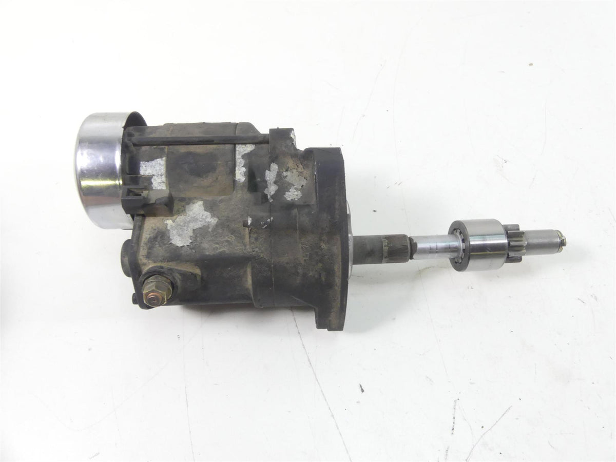 2002 Harley Softail FXSTDI Deuce Engine Starter Motor + Chrome Cover 31553-94B {{ shop.shopifyCountryName }} - Mototech271