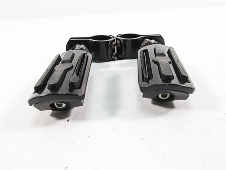 2009 Harley Softail FLSTSB Cross Bones Aftermarket Black Highway Peg Set {{ shop.shopifyCountryName }} - Mototech271