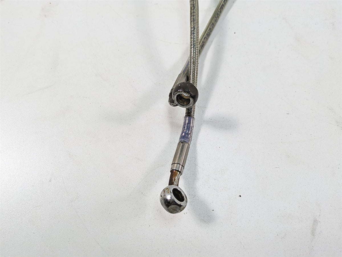 2006 Harley Touring FLHXI Street Glide 16 1/2" Ape Hanger Front Brake Line Set {{ shop.shopifyCountryName }} - Mototech271