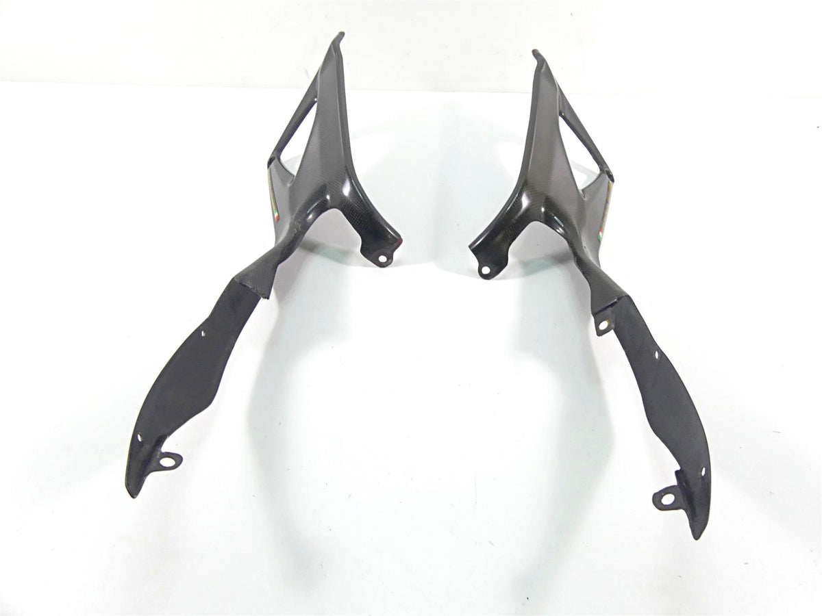 2008 Ducati 848 SBK Upper Side Carbon Cover Fairing Set 48211391A 48211401A {{ shop.shopifyCountryName }} - Mototech271