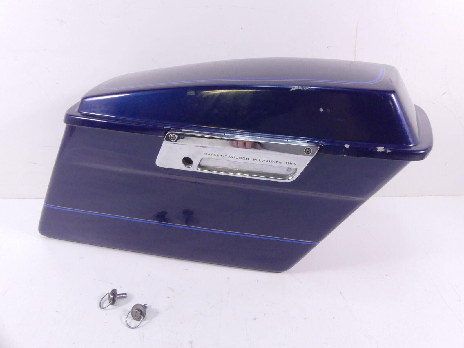 2000 Harley Touring FLHTCI Electra Glide Right Saddlebag Saddle Bag Read 90753-9