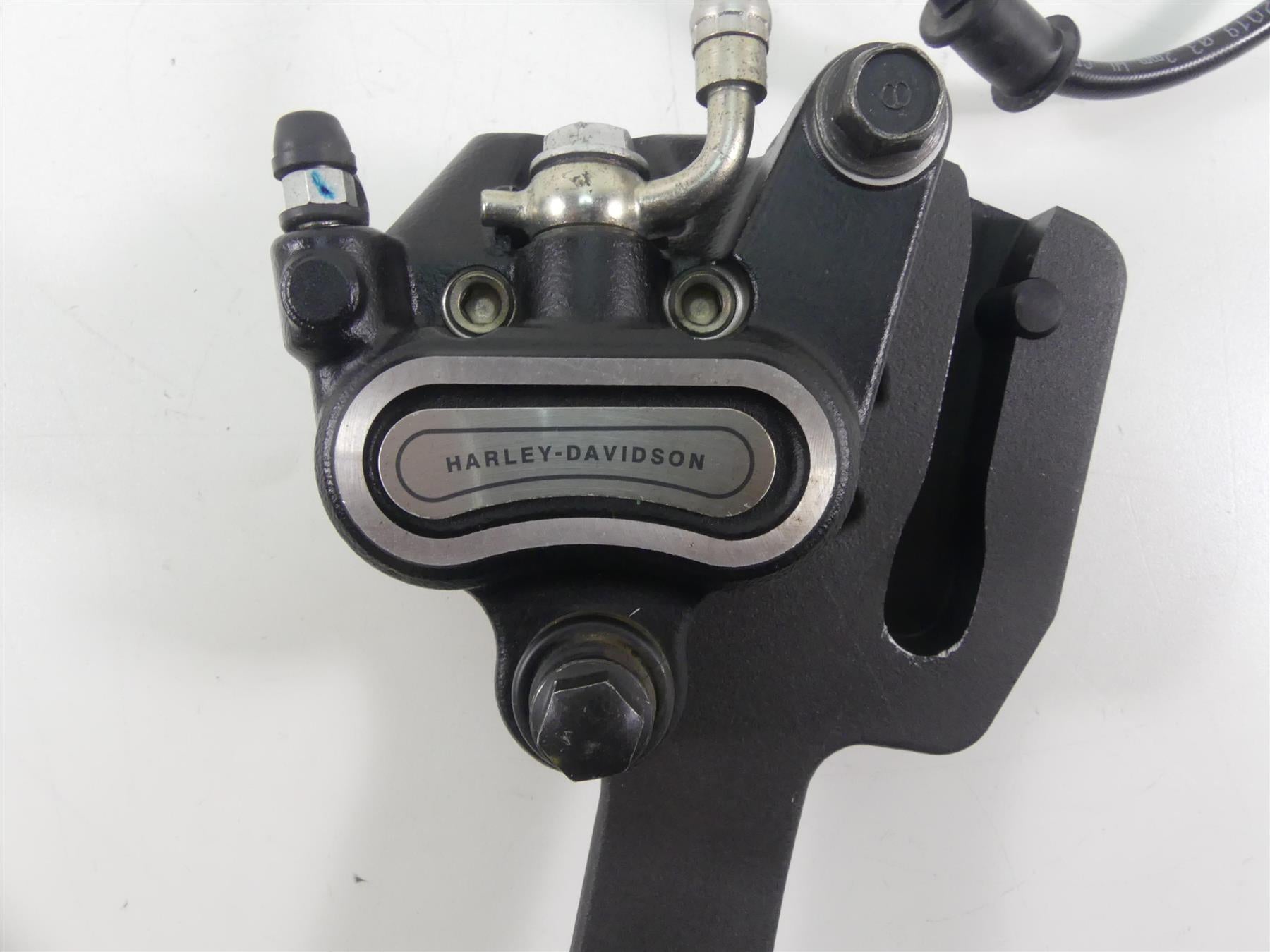2020 Harley Softail FXBB Street Bob Rear Brake Caliper + Line & Bracket 41300192 {{ shop.shopifyCountryName }} - Mototech271
